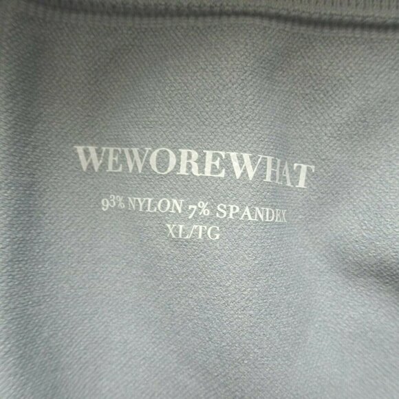 NWT WeWoreWhat Women's Ribbed Seamless Leggings Stretch Pearl Blue Active XL - Picture 12 of 12